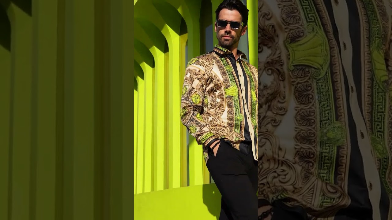 Baroque Medusa Print Shirt | Luxury Statement Style