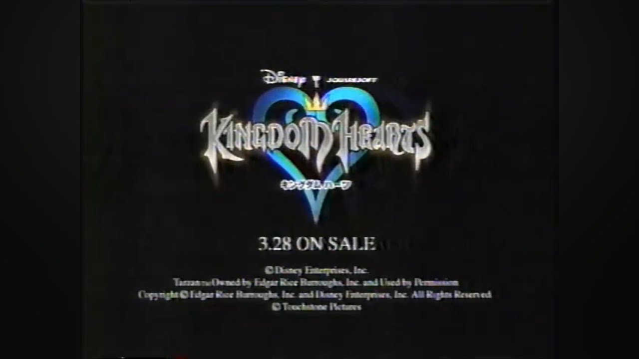 CM 2002年3月28日発売PlayStation2『キングダム ハーツ』スクウェア