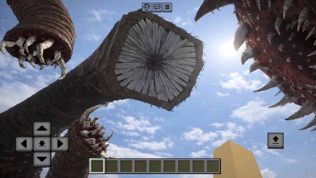 Real PC Sandworm vs OLD and NEW PE Sandworm in Minecraft Modular Bosses ...