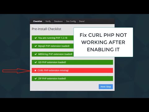Fix CURL PHP NOT LOADING AFTER ENABLING IN WAMP
