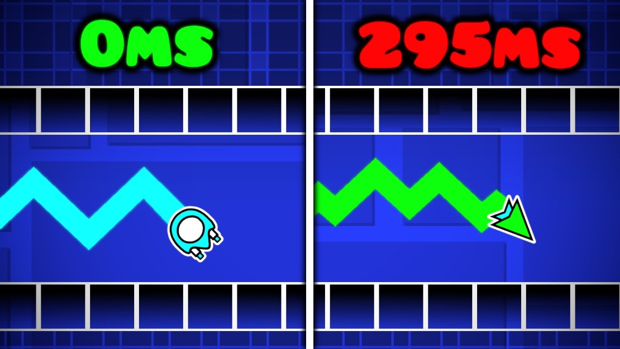 Geometry Dash but My Clicks Are DELAYED
