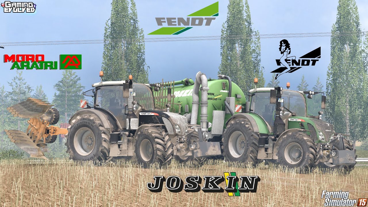 Farming Simulator 2015 Fendt 724-722 + Joskin XTrem 18500TS + Moro Raptor QRV-20A