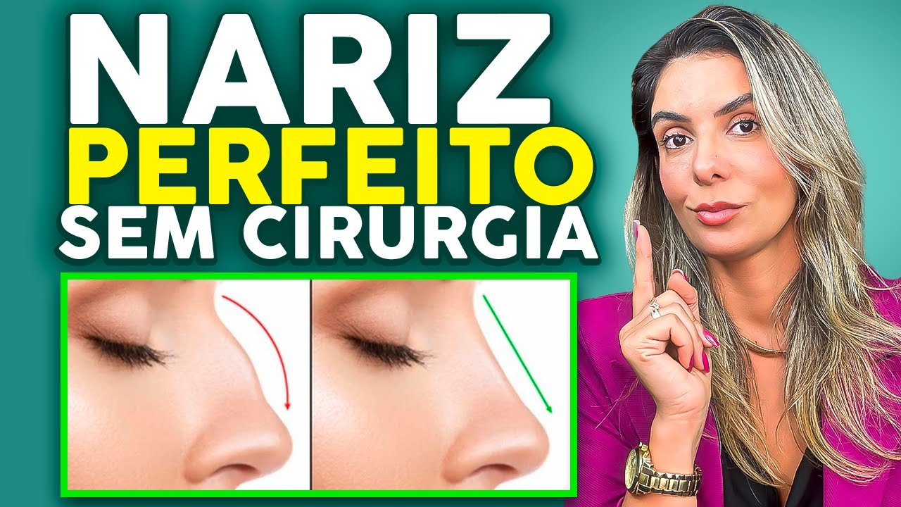 SEGREDO REVELADO: RINOMODELAÇÃO Para uma HARMONIZAÇÃO Perfeita do NARIZ!
