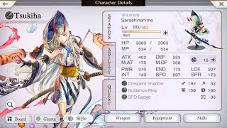 Another Eden Global 2.5.400 AS Tsukiha 5* Review, Skills & Gameplay! Speed Based Katana Support/DPS!