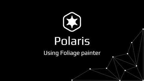 Polaris - Low Poly Terrain Engine - Using Foliage Painter