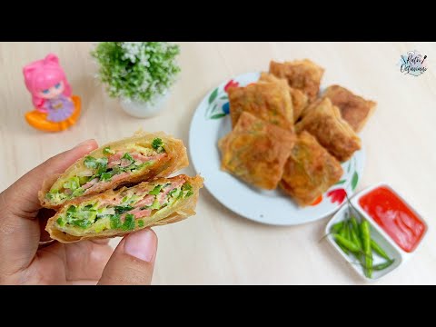 Cara Membuat Martabak Telur Mini Kulit Lumpia