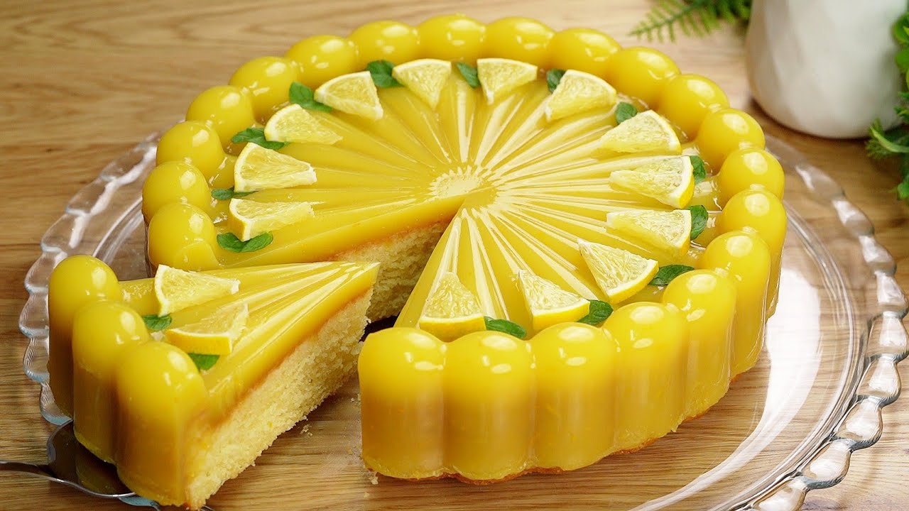 بدون بيض حليب خلاط او زبدة كيكة برتقال بالمهلبية🍊 طعم وشكل خيال