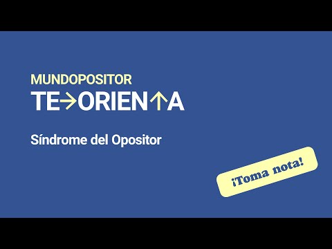 ¿Sabes en qué consiste el Síndrome del Opositor? | Mundopositor 🌍