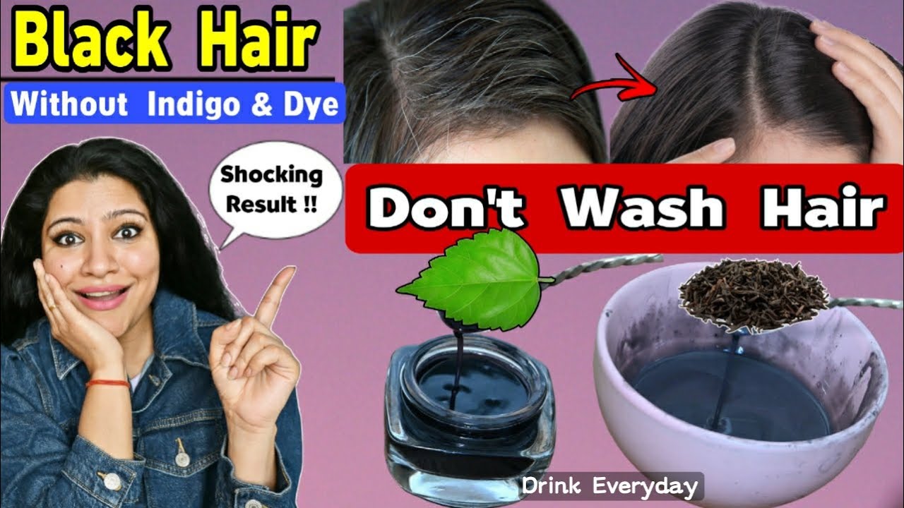 Eat 1 Tablespoon & Apply Black Gel Everyday To Make Hair Black