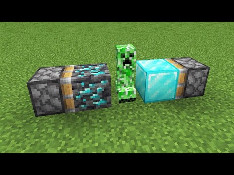 how to make a diamond creeper - YouTube