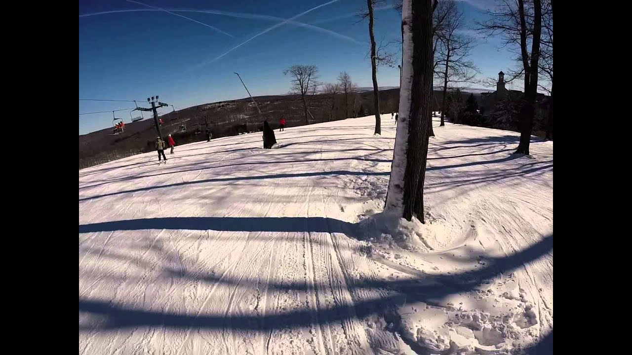 Skiing crash at Seven Springs PA GoPro YouTube