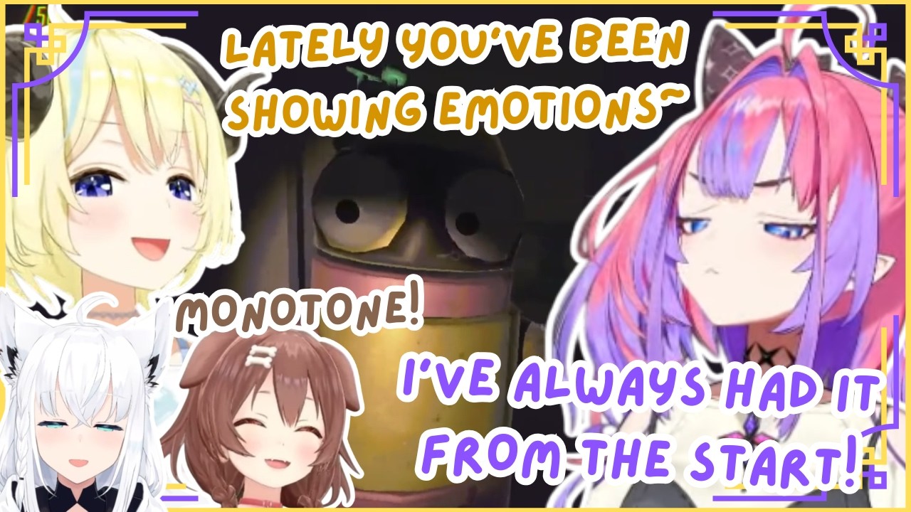 Vivi Got TEASED BACK For Calling Korone MONOTONE By Watame, Korone  & Fubuki! 😂😭 | Hololive Clip