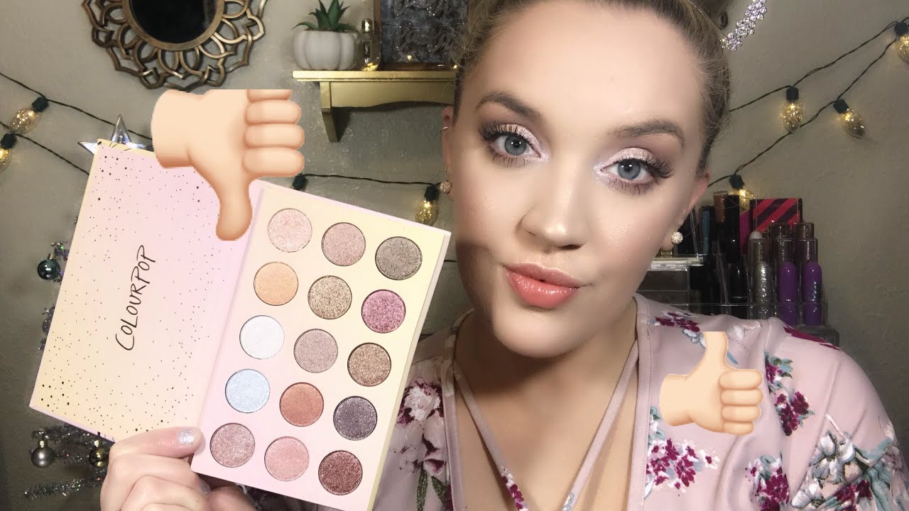 COLOURPOP SEPHORA | GOLDEN STATE OF MIND PALETTE REVIEW - YouTube