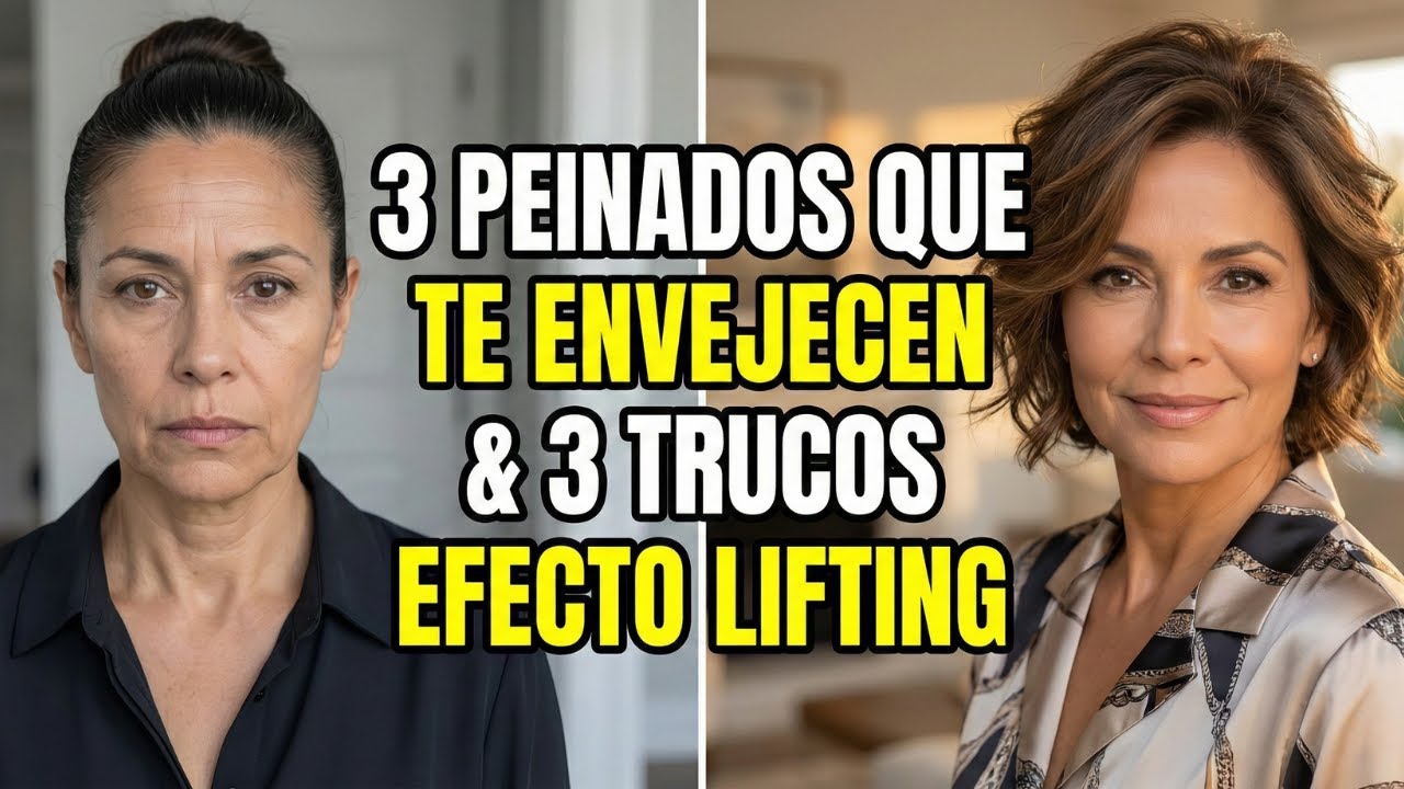 3 Peinados que te Envejecen al Instante y 3 Trucos con Efecto Lifting para Mujeres de Más de 50
