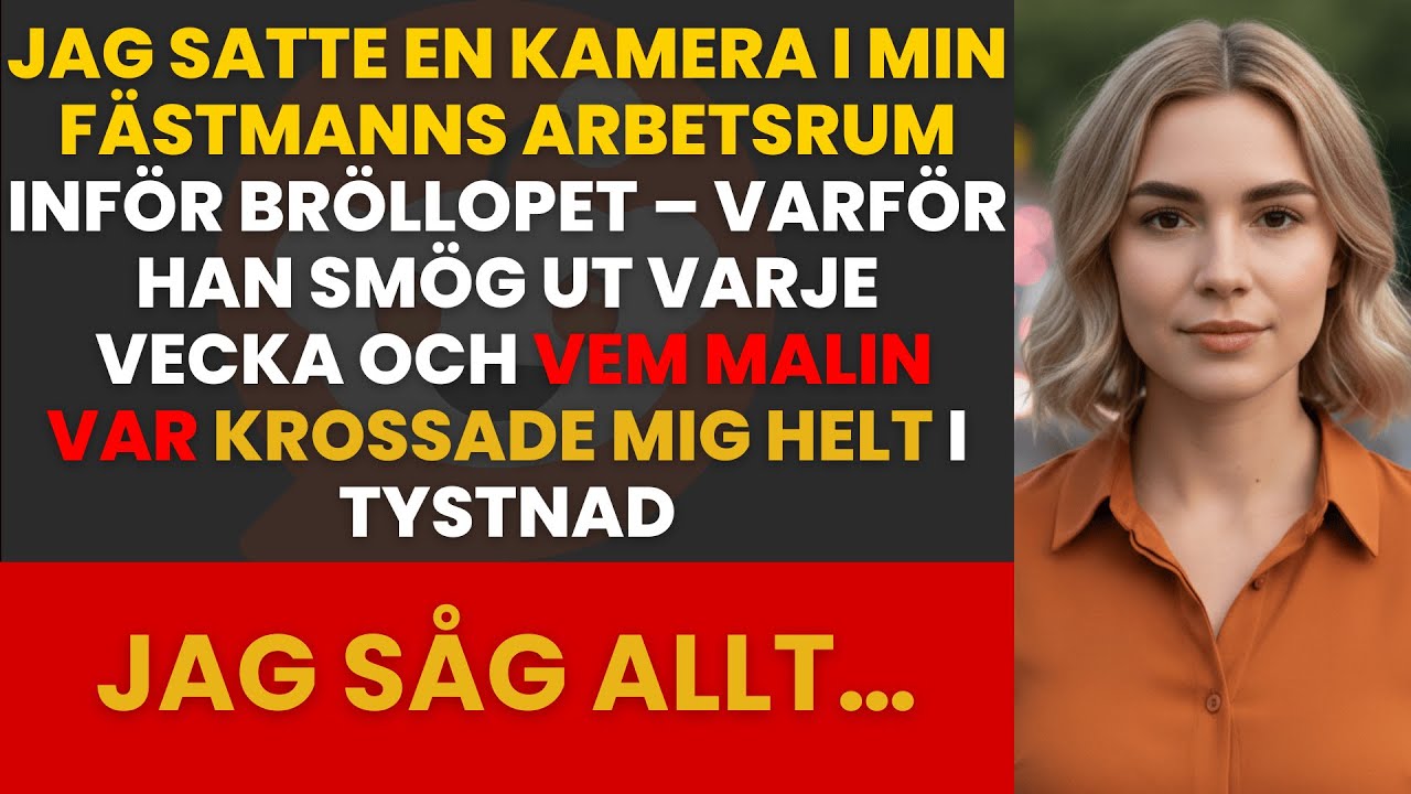 AG SATTE EN KAMERA I MIN FÄSTMANNS ARBETSRUM INFÖR BRÖLLOPET… Och det jag såg förändrade allt.