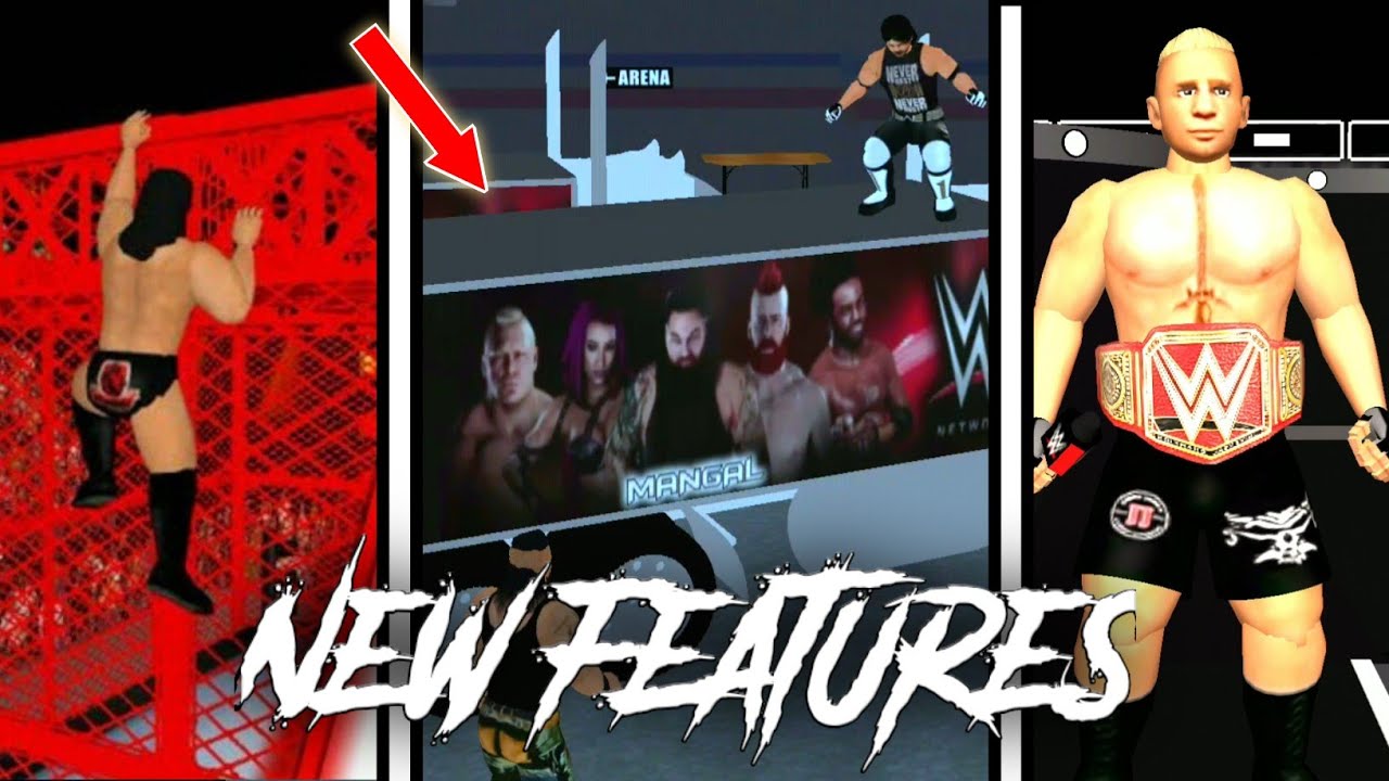 Top 5 New features in Wr3d(Climbable hiac,New Moves & hd Graphics)-Wr3d 2k20