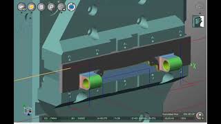 Hexagon NCSIMUL brush-painting simulation using MachineWorks