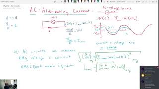Phys 1C   AC Circuits 1