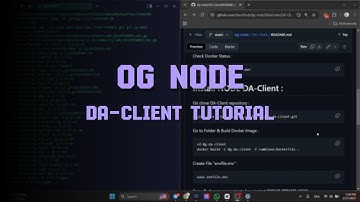0G DA-Client Validator Node Setup: Easy Installation & Configuration ❗️#0g #da-client #node