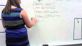 Capacity Lesson 2
