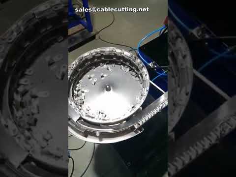 Vibrating Plate Crimp Machine for Insulated Ring Terminals | Automated Wire Processing