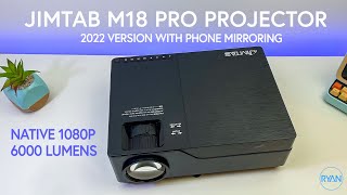 Обзор Jimtab M18 PRO — Проектор NATIVE 1080P — ХОРОШО?? (2022)