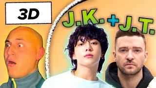 JUNGKOOK: 3D - JUSTIN TIMBERLAKE REMIX. First-time reaction by musician