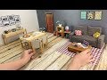 Tour pela Casa da Barbie: Sala de Estar e Jantar - DIY Miniatura