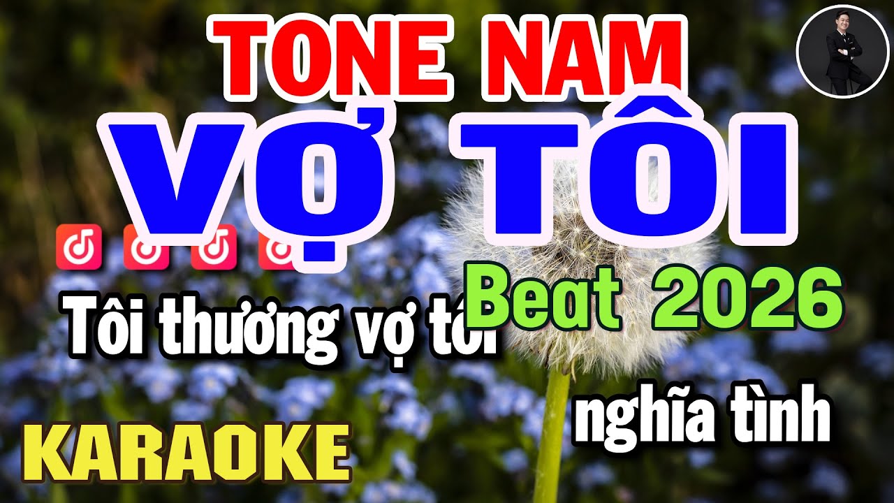 Vợ Tôi Karaoke Tone Nam Am 80 ( Beat Hay 2026 ) Nhạc Sống Huỳnh Lê