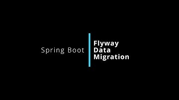 How to migrate the database in spring boot using flyway?