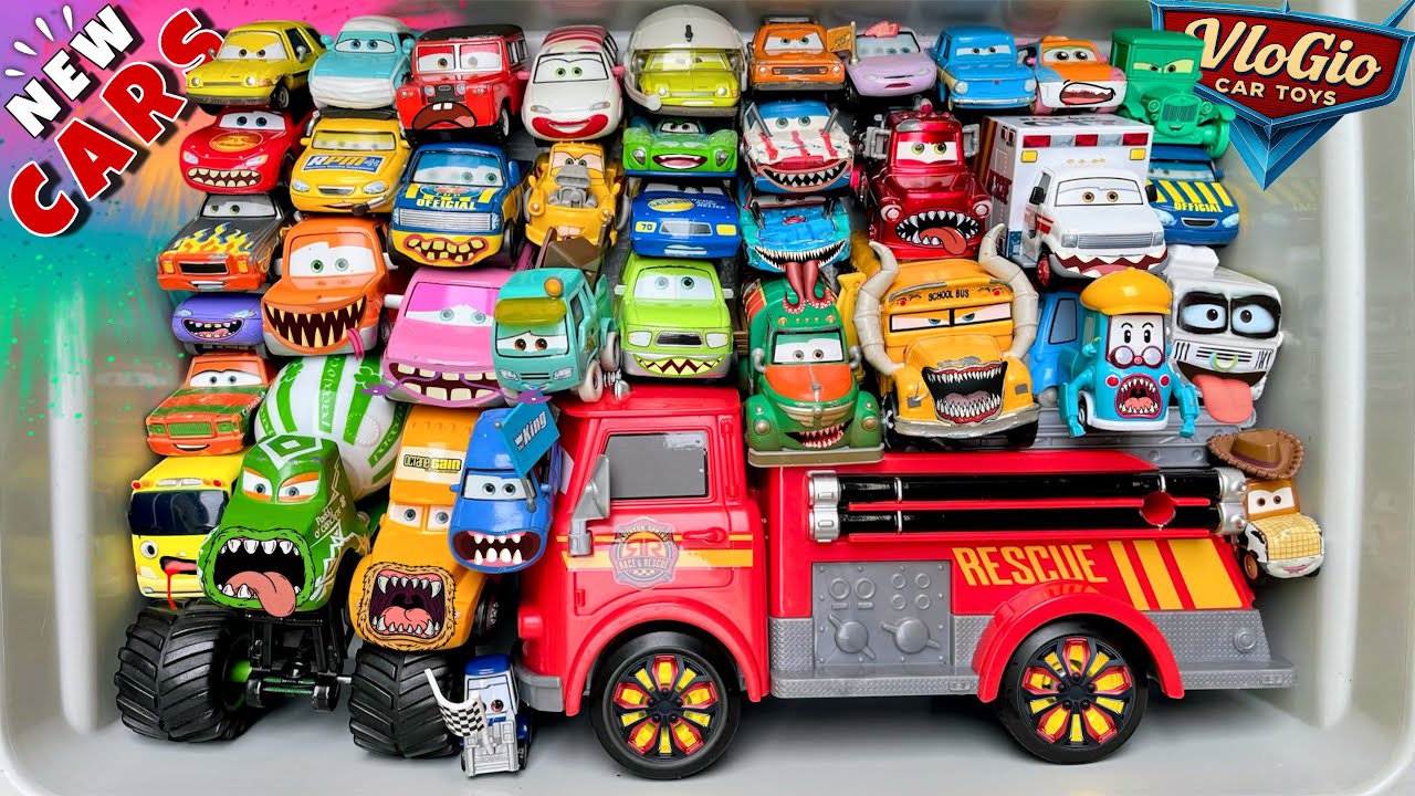 Disney Pixar Cars Unboxing Review | Lightning McQueen, Tow Mater, Doc Hudson, Sally Carrera, Cruz