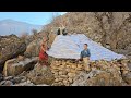 Nomadic Life: The Skills of Young Nomadic Girls | Magical Nomadic Shelter Repair! 🏔️🐑✨