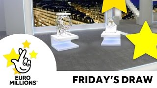 The National Lottery Friday ‘EuroMillions’ draw results from 19th August 2016