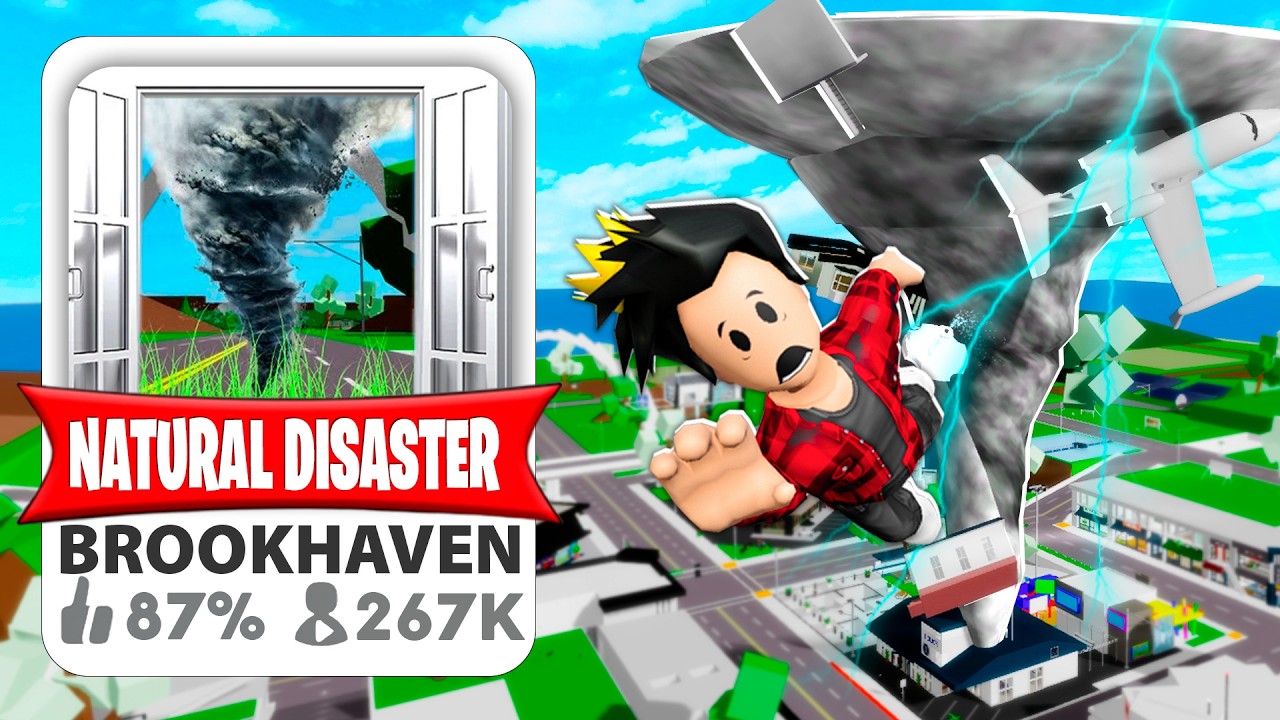 I Created Natural Disasters Brookhaven!
