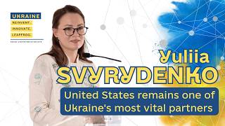 Yuliia Svyrydenko: United States Remains One of Ukraine's Most Vital Partners | Washington DC, 2026
