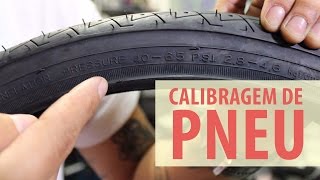 Calibragem de pneu de bicicleta (com legenda em PT-BR)