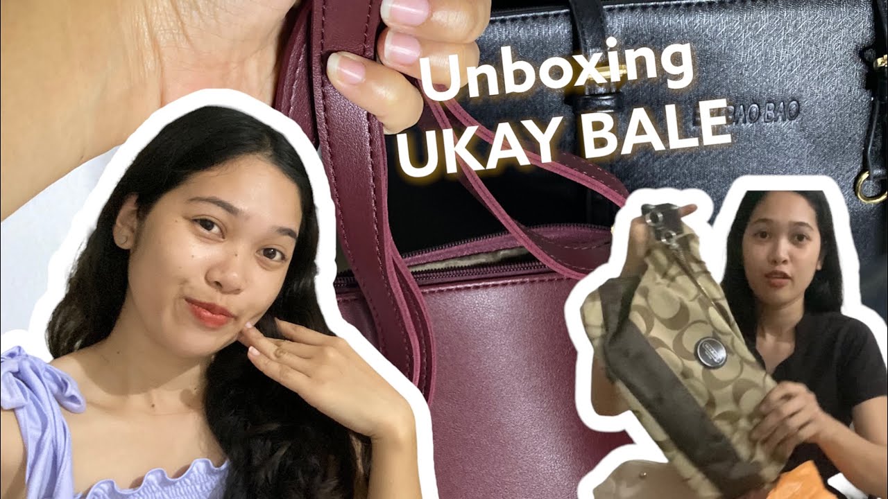 Unboxing UKAY BALE: Bags mostly branded (may coach)