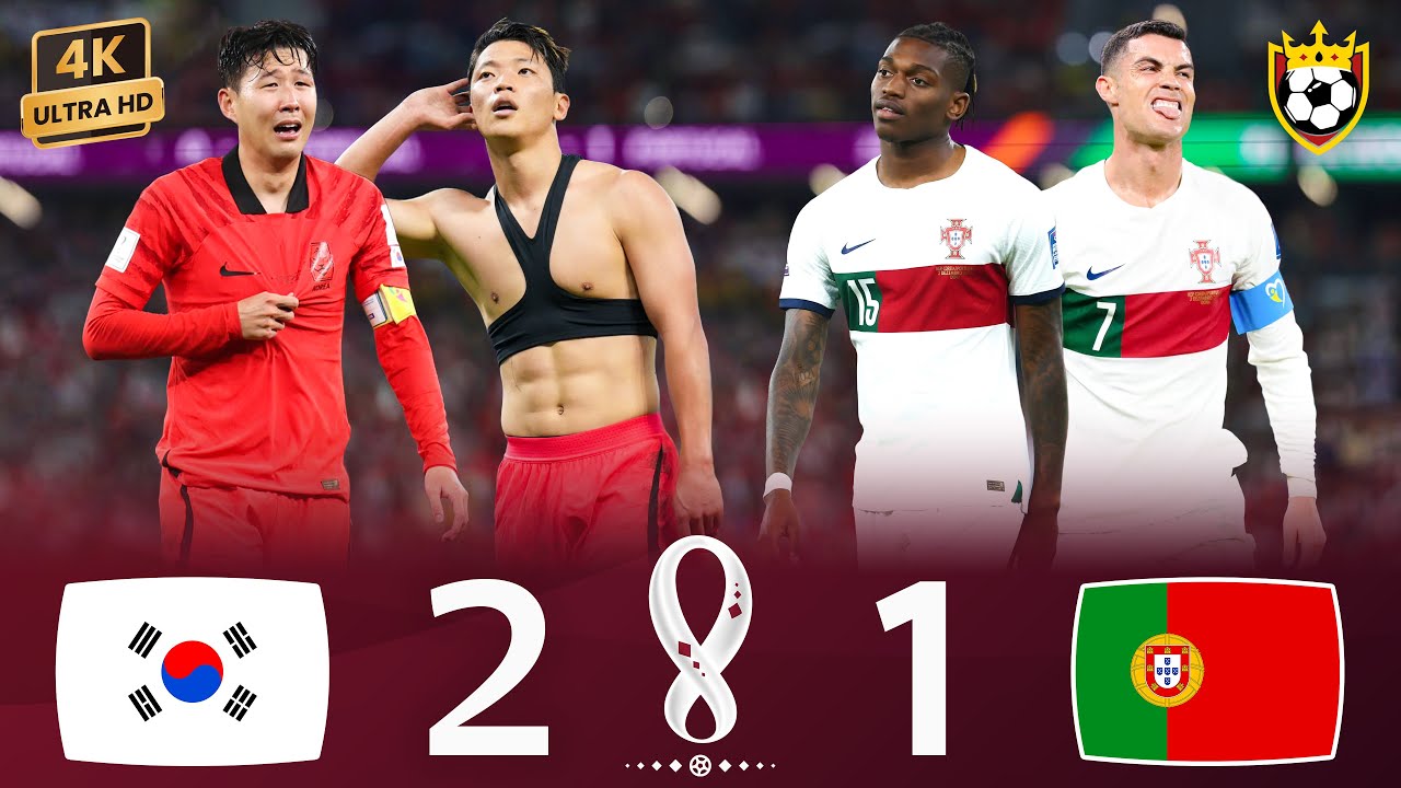 Корея победила Португалию Роналду в сумасшедшие моменты 🤯💥 ❯ Южная Корея (2-1) Португалия ● 4K 🎬