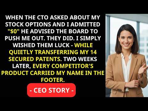 CTO Pushed Me Out, I Licensed My Patents – Board's Revenge Backfired
