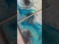 Magnífico tríptico Texturado en colores azulados