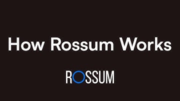 How does Rossum work? [Invoice Data Capture Made Easy]
