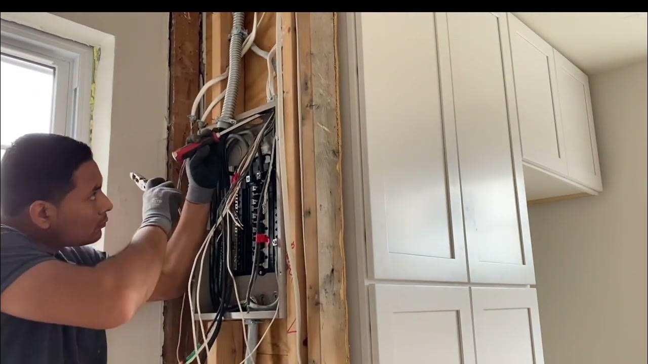 how to replace an electrical panel⚡️⚡️⚡️( como remplazar un panel