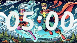 5 Minute Timer Superheroes