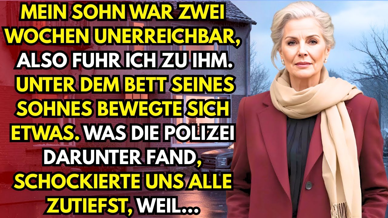 Ich dachte, mein Sohn sei nur beschäftigt, als er zwei Wochen lang nicht ans Telefon ging. Bis ich seine Tür unverschlossen fand und unter dem Bett meines Enkels ein schabendes Geräusch hörte. Was...