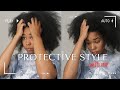 DO MY HAIR WITH ME | PROTECTIVE STYLES | HAIRSTYLES FOR BLACK WOMEN