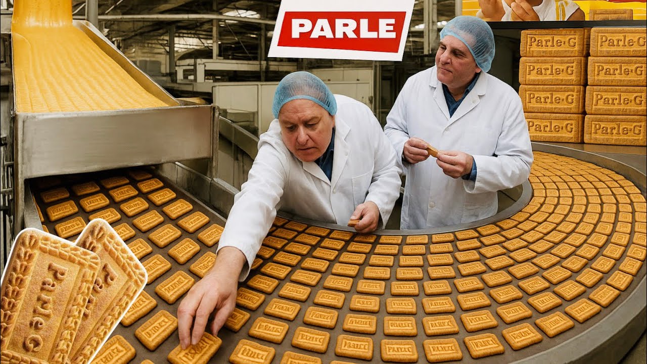 How Parle-G Biscuits Are Made Inside the Factory | Parle G Making Process Explained