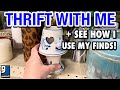 Thrifting in goodwill  thrift shopping haul  thrift with methrilled thrifter
