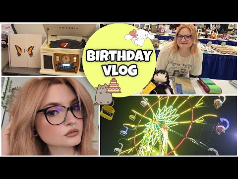my 27th birthday vlog 🎆✨ | present hauls, crochet comps, & more! |