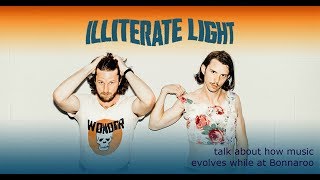 Illiterate Light, interview at Bonnaroo