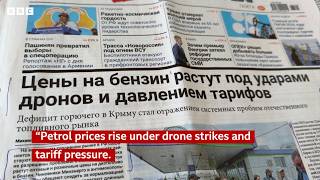 "Petrol sales restricted in many Russian regions" Russian media reports.